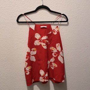 flirty floral spaghetti strap